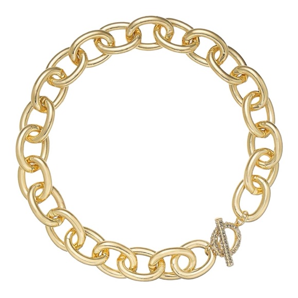 I.N.C. INTERNATIONAL CONCEPTS
Gold-Tone Pavé Toggle Chain-Link 18" Necklace - Picture 1 of 3